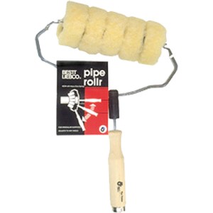 7" Pipe Painter Roller w/Frame & 3/4" Nap Roller Cover