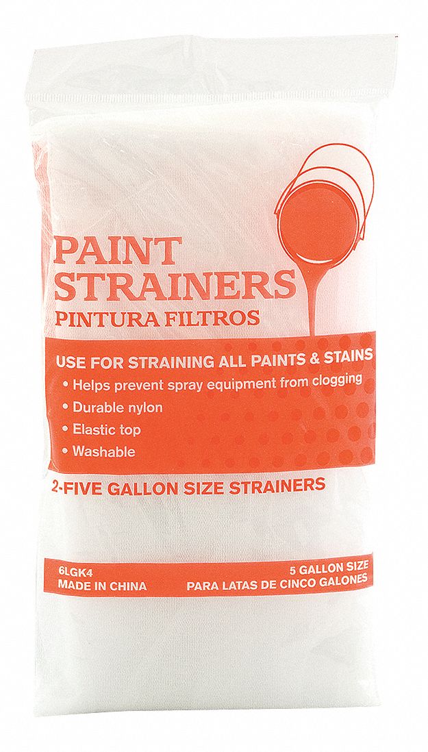 2-pack 5 Gallon Paint Strainers w/ Elastic Top