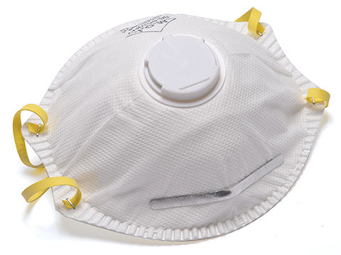 N95 NIOSH Particulate Respirator With Valve, 15 pack