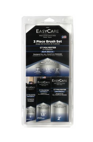 EasyCare 3 Piece Brush Set, 1", 1.5", 2". All Paints & Finishes