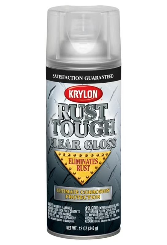 Rust Tough Clear Gloss 12oz Spray Paint