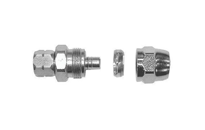 1/4" x 5/16" Air Hose & NPS Reusable Connector