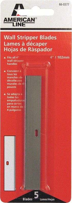 4" Wall Stripper Blades, 5 pack