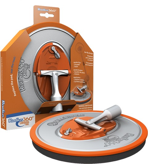 Radius 360 Sanding Tool with Interchangeable Center Hub