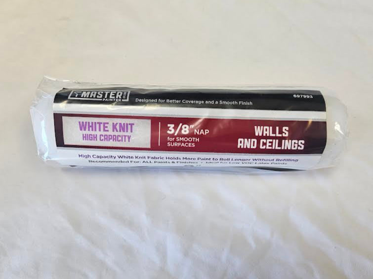 Premium Paint Roller Cover, 9" x 3/8"  Nap, Walls & Ceilings