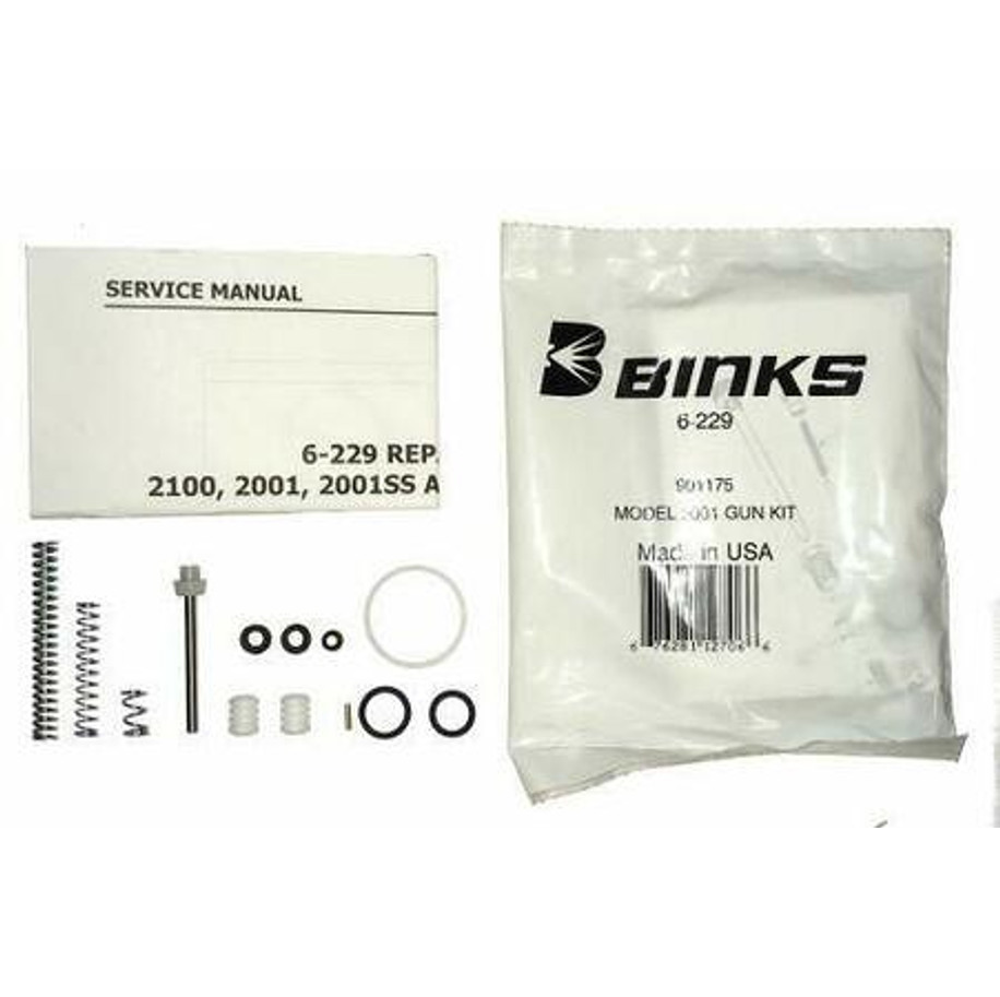 Binks Repair Kit For 2001, 2100 Spray Gun