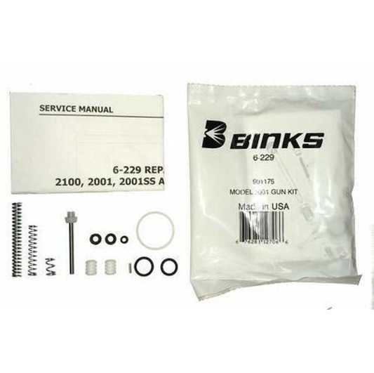 Binks Repair Kit For 2001, 2100 Spray Gun