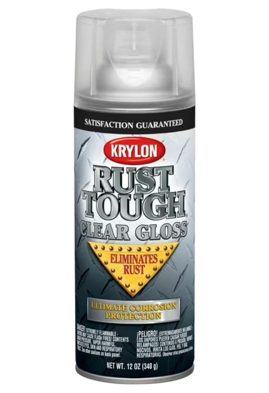 Rust Tough Clear Gloss 12oz Spray Paint