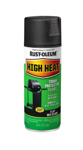 High Heat Flat Black BBQ Spray 12oz 1200°F