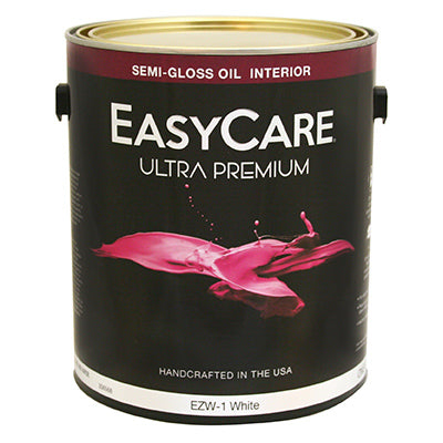 EaseyCare Ultra Premium Kitchen & Bath Enamel Paint, Oil-Base, White Pastel Base Semi-Gloss, 1 Gallon