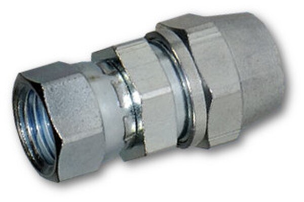 3/8" X 3/8" Fluid Hose & NPS Reusable Connector