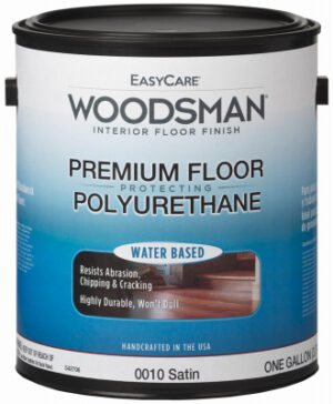Woodsman Varnish & Floor Finish, Water-Base Satin or Gloss, Gallon