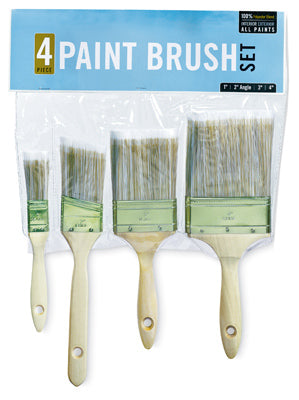 EasyCare 4-Piece Deluxe Paint Brush Set, 1", 2", 3" and 4"