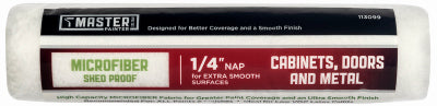 Microfiber Paint Roller Cover, 9" x 1/4" Nap, Cabinets, Doors & Metal