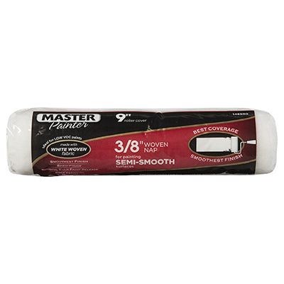 Woven Paint Roller Cover, 5 Ply, 9" x 3/8", or 18" x 3/8" Nap