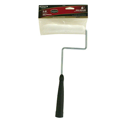 Mini Paint Roller Cover + Frame, Woven, 6-1/2" x 3/8"