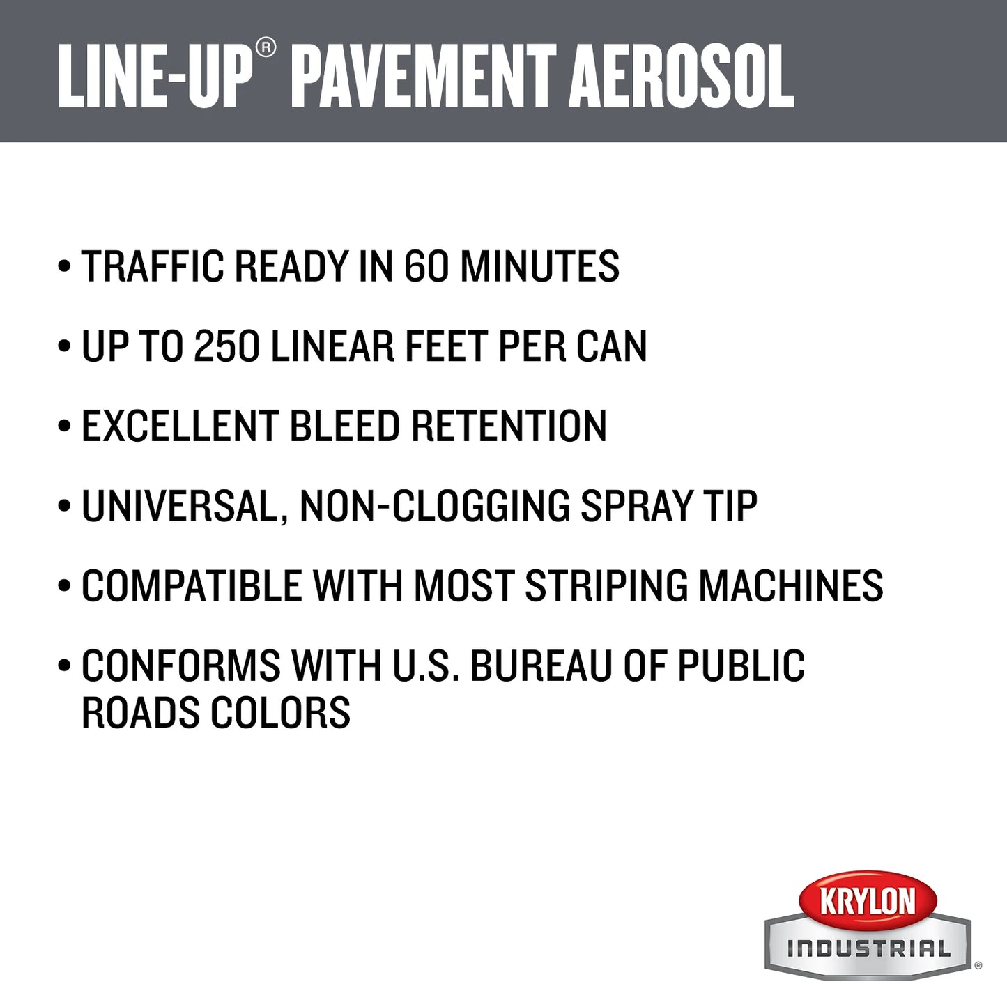 LINE-UP® Solvent-Based Fast Drying Pavement Striping Paint