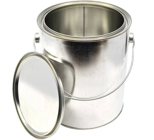 1 Gallon Metal Unlined Can With Lid & Handle
