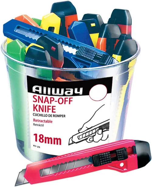 Large Snap Knife With Retractable Blade Utility Knife, Each